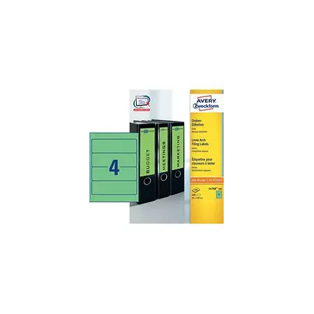 Etikete za široke registratorje 192 x 61 mm - L4768-20 