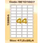 Etikete Utility 47,5 x 25,4 mm