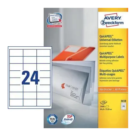 Univerzalne etikete 64,6 x 33,8 mm - 100/1