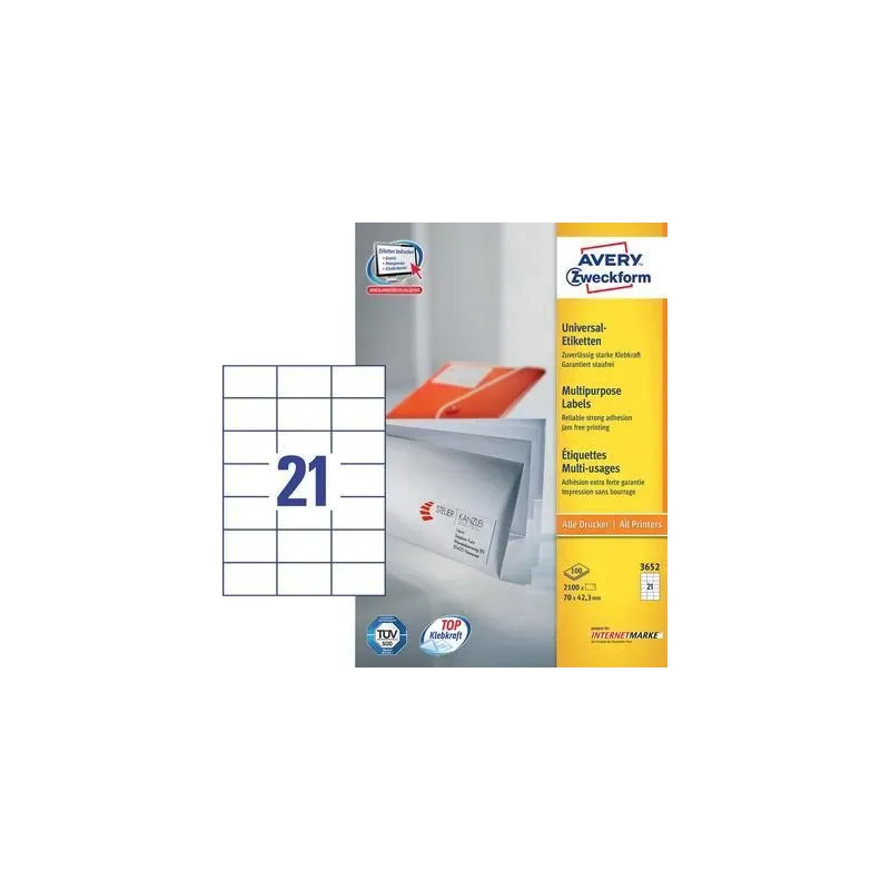 Univerzalne etikete 70 x 42,3 mm - 100/1 Univerzalne etikete 70 x 42,3 mm - 100/1