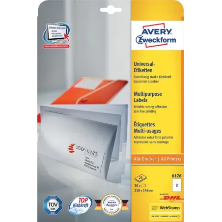 Univerzalne etikete 210 x 148 mm, 25/1