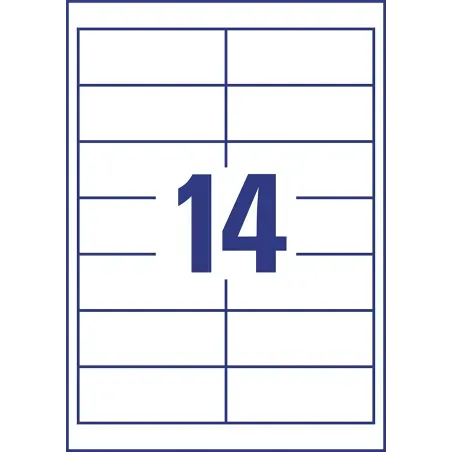 Univerzalne etikete 97 x 37 mm, 100/1