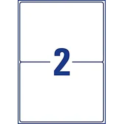 Odstranljive univerzalne etikete 199.6 x 143.5 mm