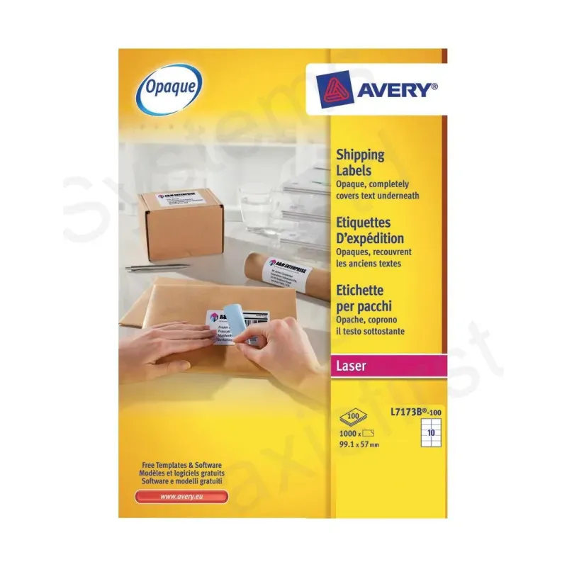 Neprosojne etikete za B4/C4 ovojnice 99,1 x 57 mm Neprosojne etikete za B4/C4 ovojnice 99,1 x 57 mm