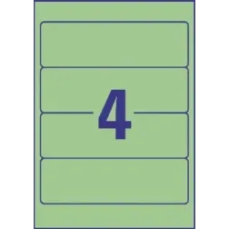 Etikete za široke registratorje 192 x 61 mm 1/100