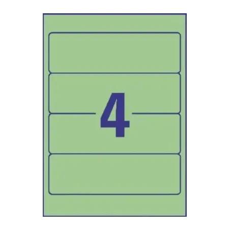 Etikete za široke registratorje 192 x 61 mm 1/100