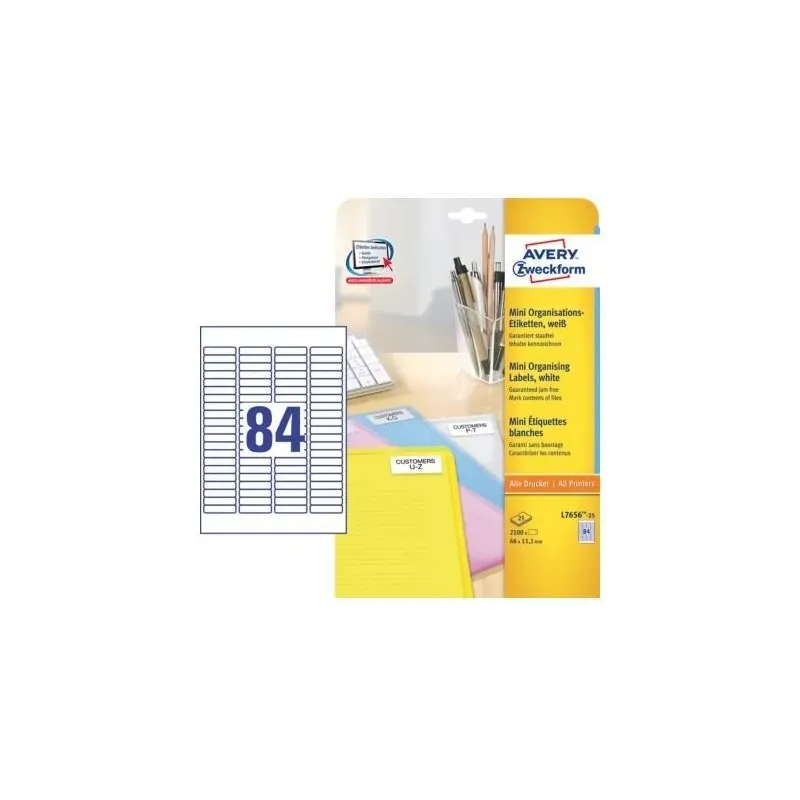 Mini etikete za označevanje 46 x 11,1 mm