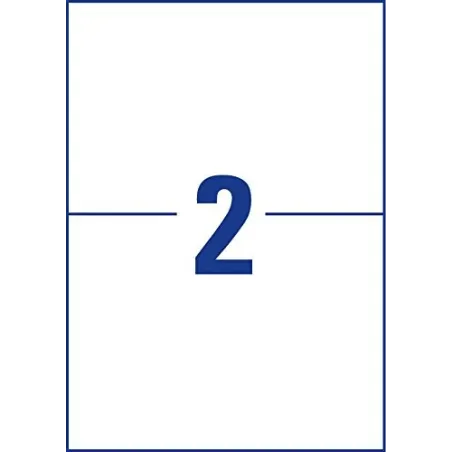 Zelo odporne odstranljive poliesterske etikete, bele 210 x 148 mm