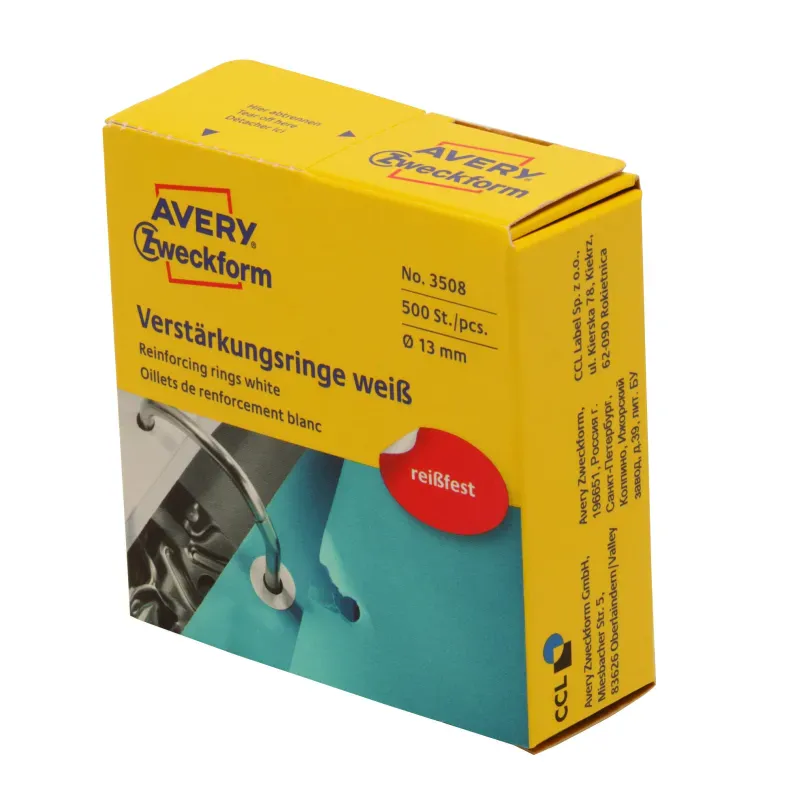 Etikete za ojačitev lukenj