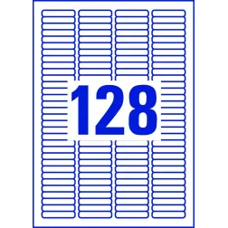 Etikete za diapozitive 43,2 x 8,5 mm