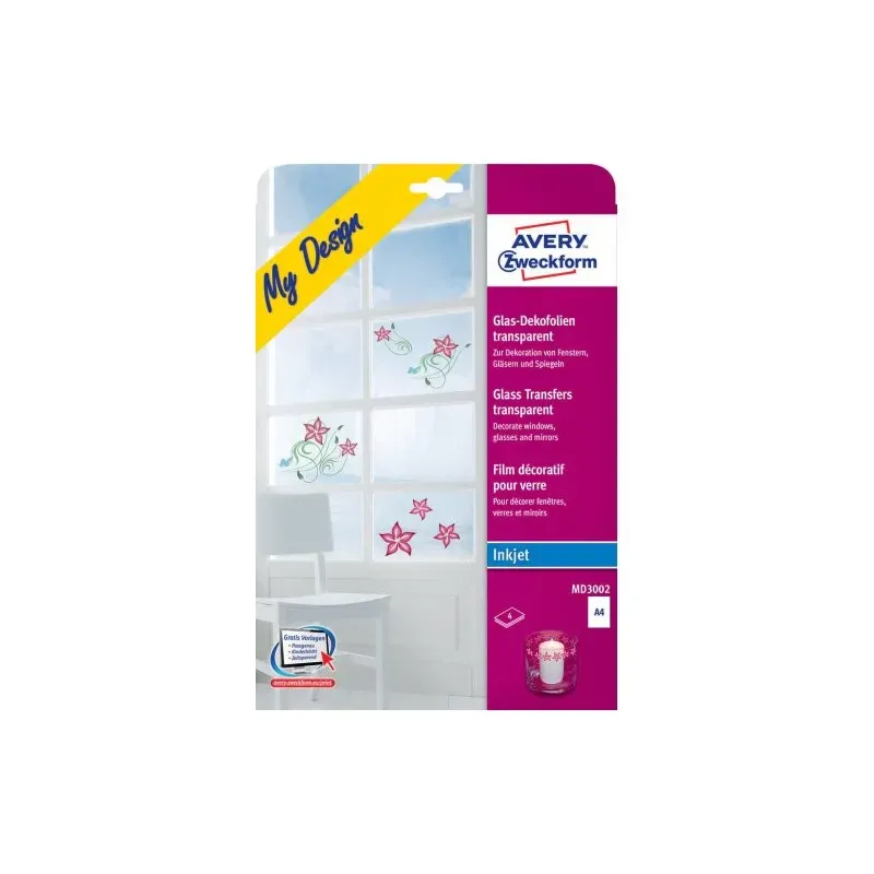 Transperentne folije za dekoracijo steklenih površin 