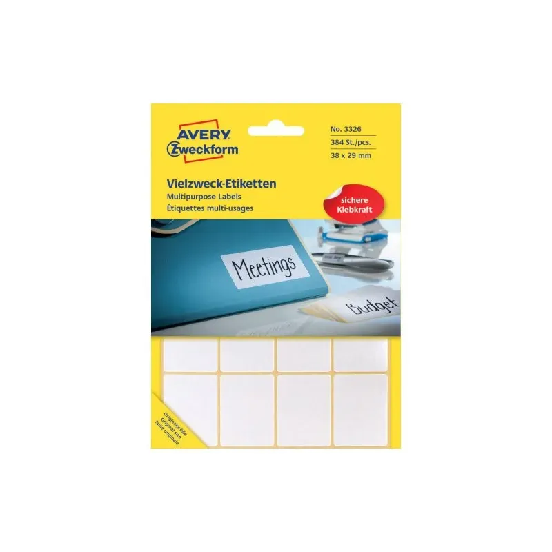 Mini etikete za označevanje 38 x 29 mm 