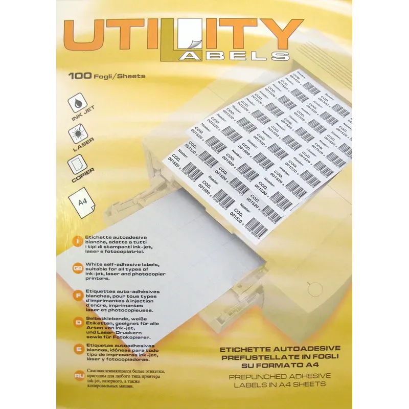 Etikete Utility 47,5 x 25,4 mm