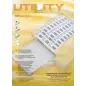 Etikete Utility 47,5 x 25,4 mm