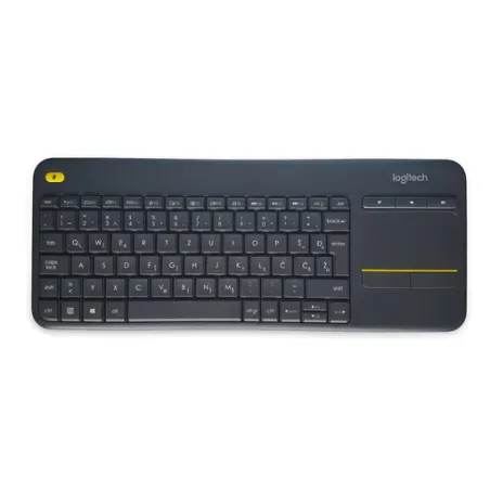 Tipkovnica K400 PLUS Wireless Touch, Logitech, Unifying, črna, SLO
