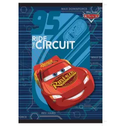 Zvezek Cars A4 mali karo