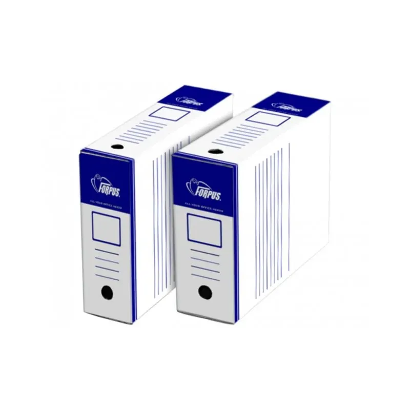 Arhivska škatla Forpus A4/150 mm, modro bela