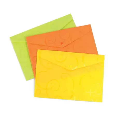 Mapa kuverta PVC, z gumbom