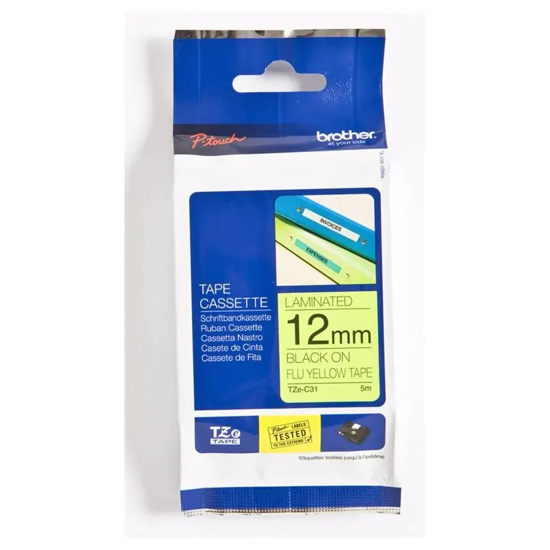 Fluorescentni laminirani trak 12 mm