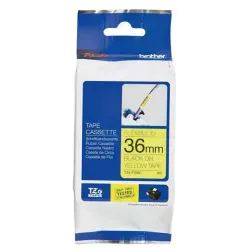 Upogljivi laminirani trak črna na belem 36 mm