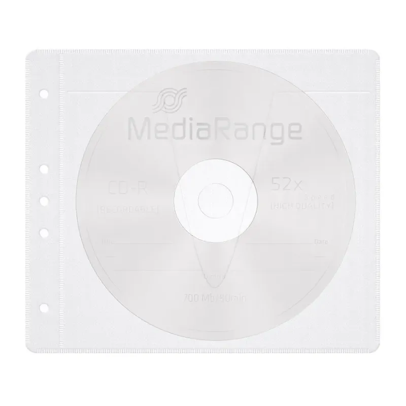 Etui za CD Mediarange s perforacijo, 50/1