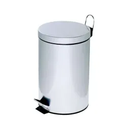 Alco Koš za smeti s pedalom, 12l, bel