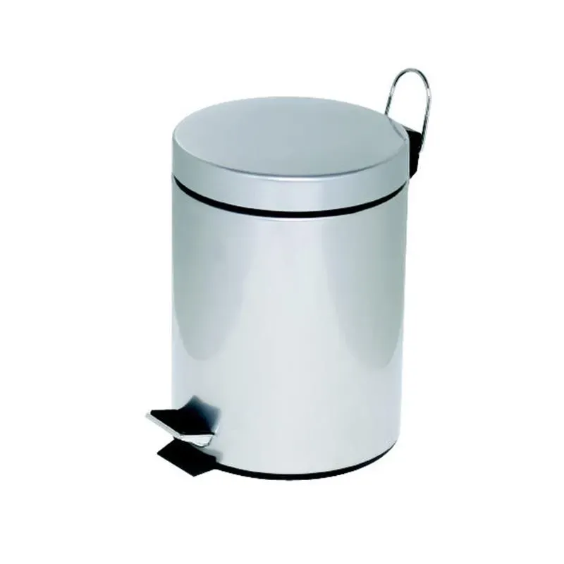Alco Koš za smeti s pedalom, 5l, bel