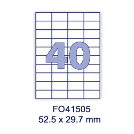 Etikete Forpus 52,5 x 29,7 mm