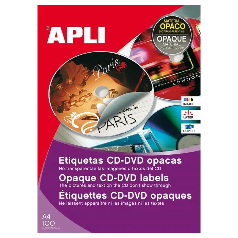 Etikete za CD/DVD, fi 117 mm, 25/1