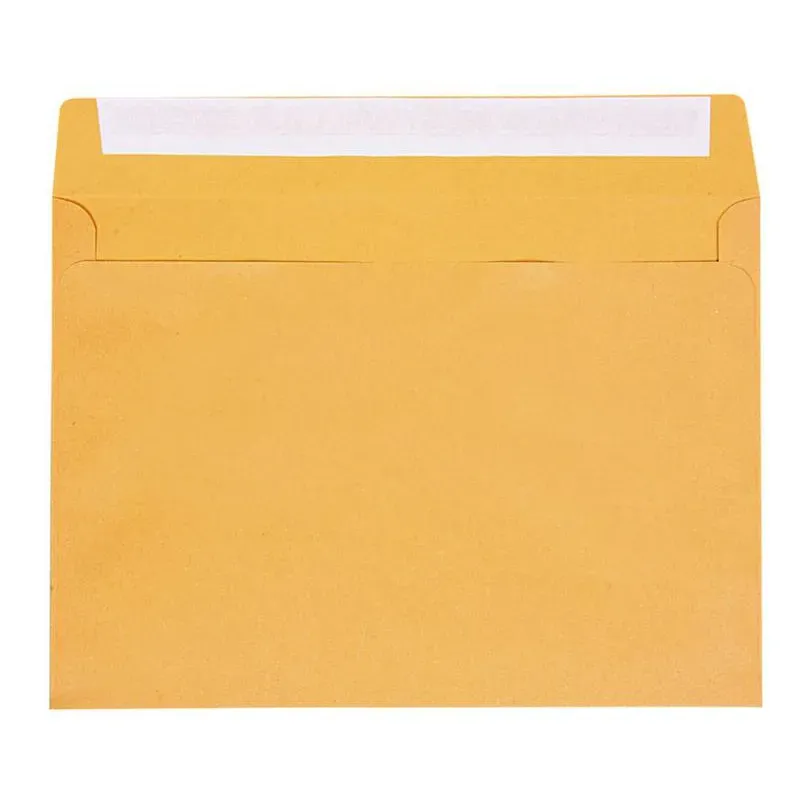 Kuverta B5 - 17,5 x 25,0 cm, rjava - 80 gr, 1/1