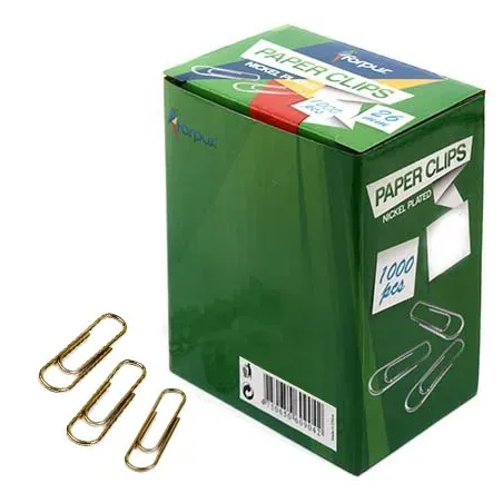 Sponke za papir, zlate 26 mm, 1000/1