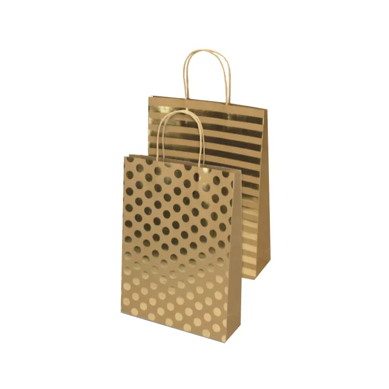 Darilna vrečka Eco Gold, velika