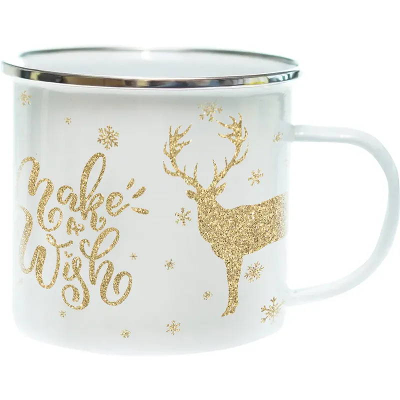 Emajlirana skodelica Xmas