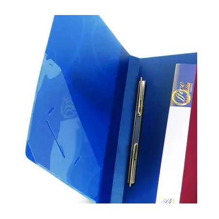 Mapa "Eco" z vzmetno sponko, modra FO21902