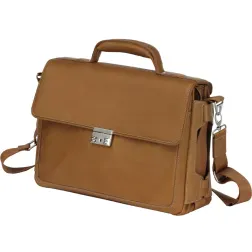 Poslovna torba iz naravnega usnja