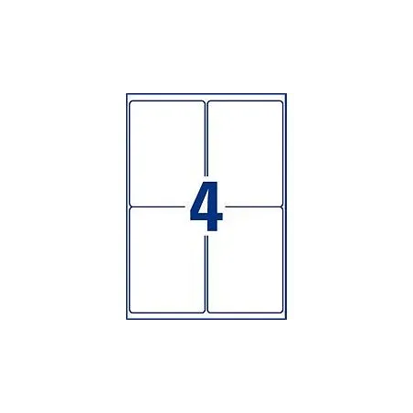 Izjemno odporne poliesterske etikete 99,1 x 139 mm, 40/1