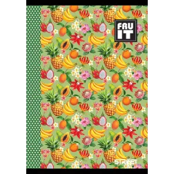 ZVEZEK STREET FRUITS A4/OC 80L