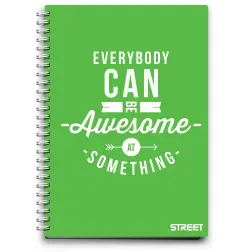 ZVEZEK ŠPIRALA STREET NEON A4/5M 70L 80G