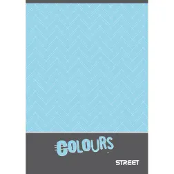 ZVEZEK STREET COLORS A4/5M 52L 80GR