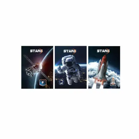 Zvezek Street Stars A4, črte z robom