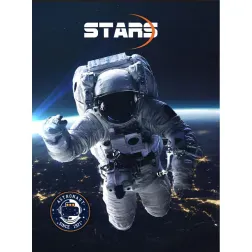 Zvezek Street Stars A4, črte z robom