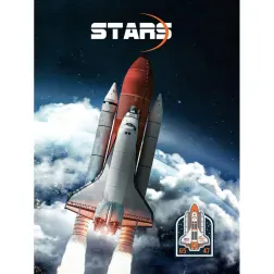 Zvezek Street Stars A4, črte z robom