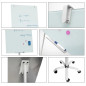 Steklena magnetna tabla na kolesih topboard 100 x 70 Steklena magnetna tabla na kolesih topboard 100 x 70