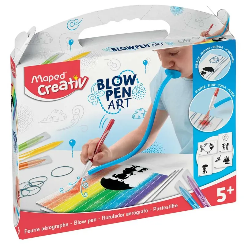 Kreativni set MAPED blow pen