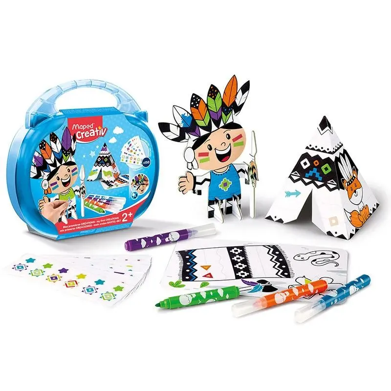 Kreativni set MAPED indijanski tabor