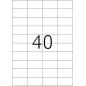 Etikete Sorex 52,5 x 29,7 mm, 100/1