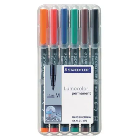 Flomaster Staedtler Lumocolor permanent 317 M 6/1