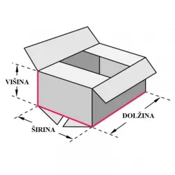 Kartonska škatla QUICKBOX 310x230x160 mm