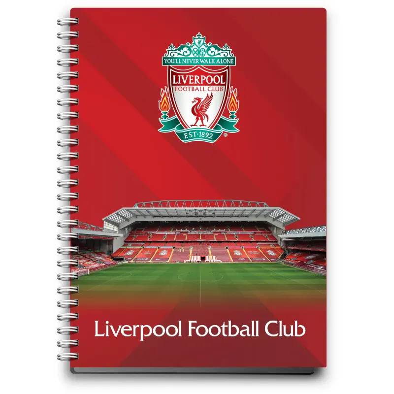 Zvezek špirala  Liverpool A4 črte
