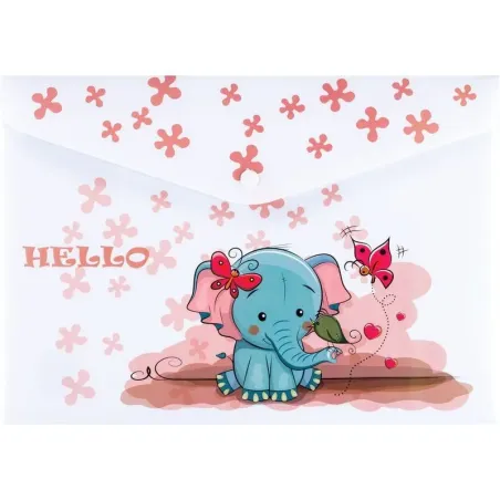 Mapa A4 z gumbom "Unicorns"